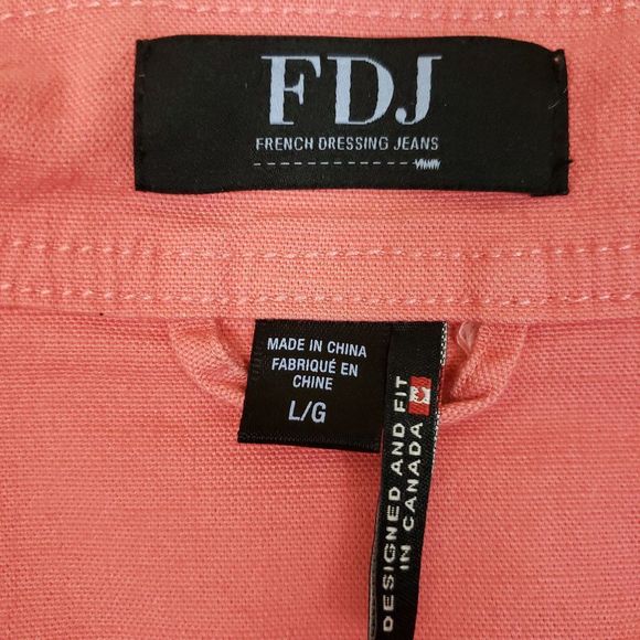 Sz L *French Dressing* 🌺COQUETTE-Style🌺 Womens Pink Snap Jacket - Picture 7 of 8